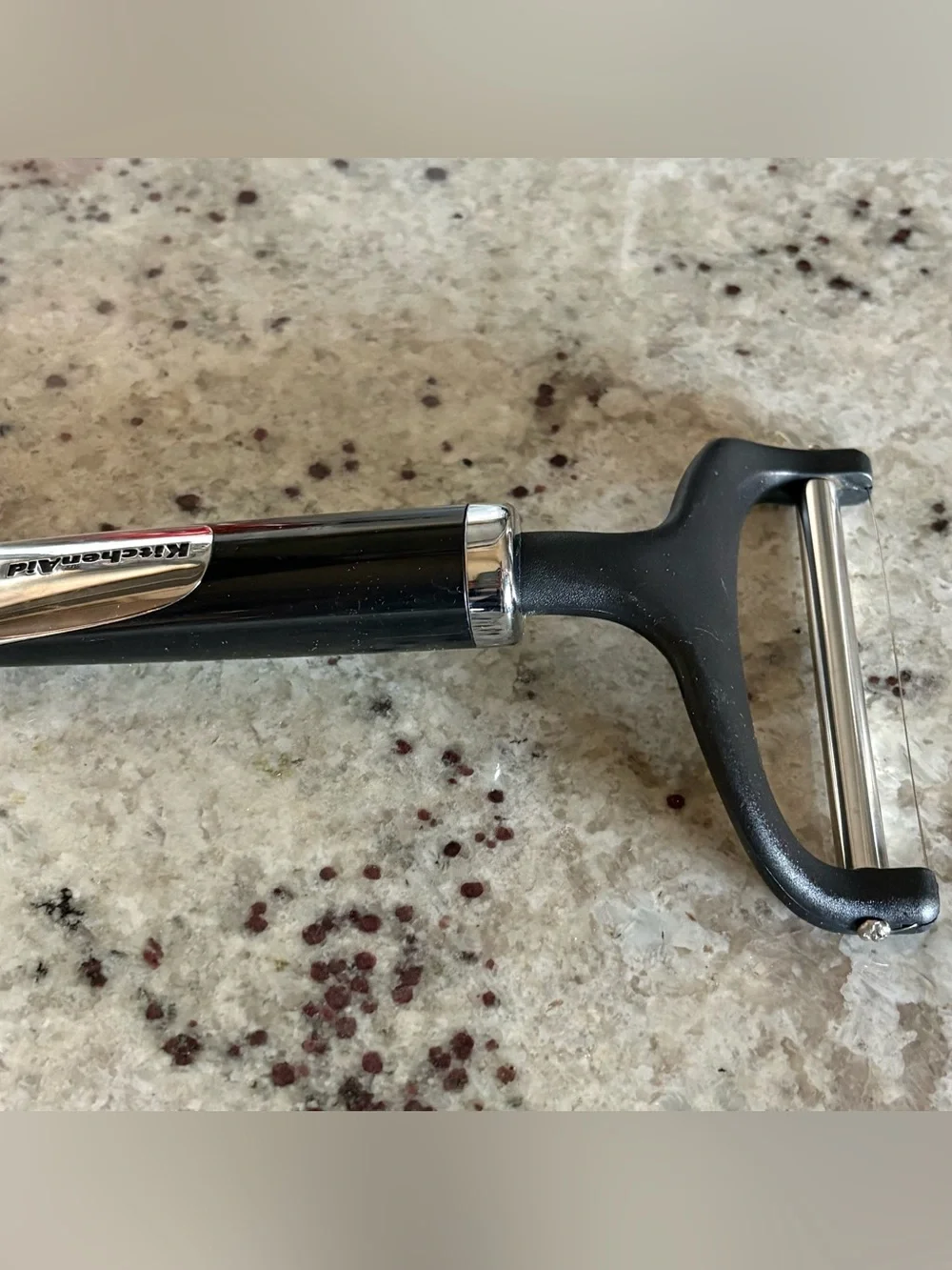 KitchenAid Cheese Slicer Classic Wide Stainless Wire Sturdy Tool Black & Silver